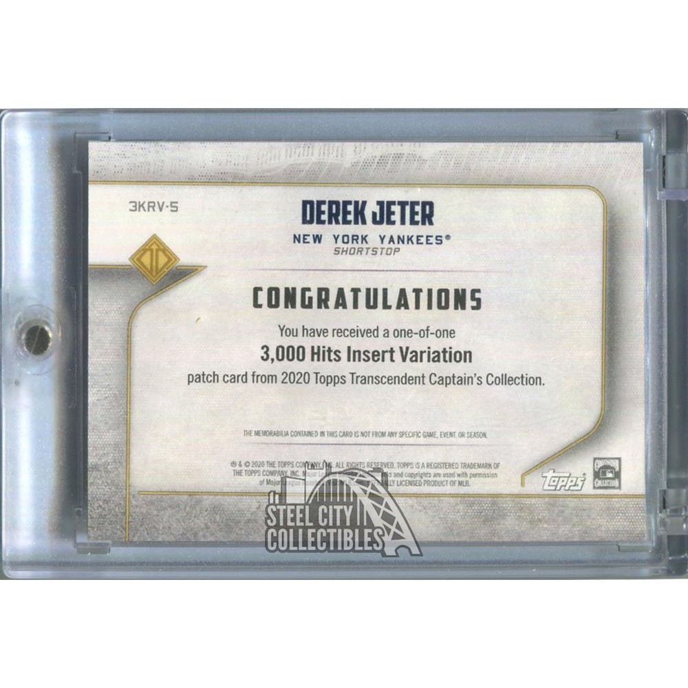 derek jeter captain patch