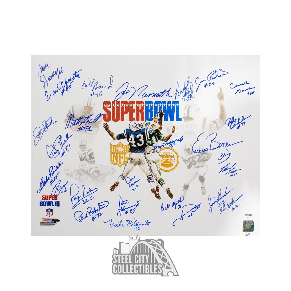 new york jets autographs
