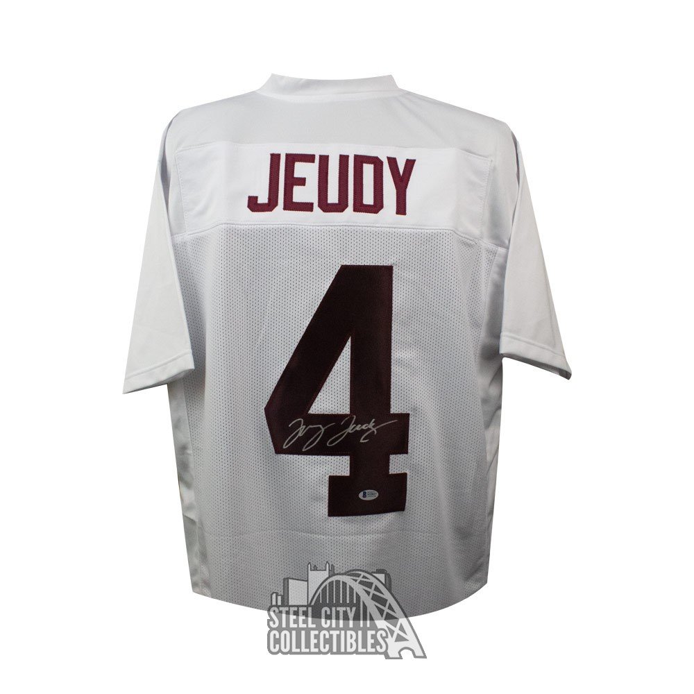 Beckett Jerry Jeudy Signed Alabama Jersey Jerry Jeudy Autographed