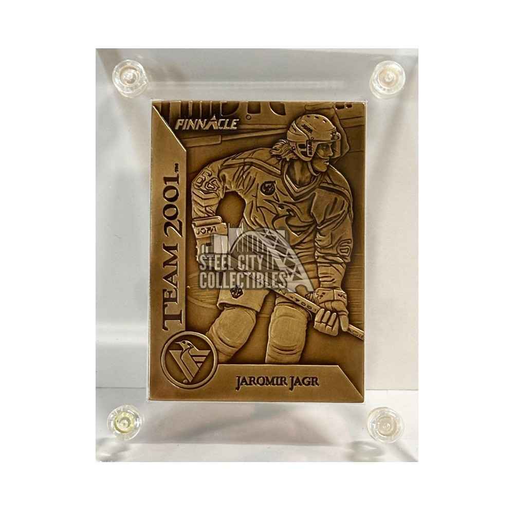 1995 Highland Mint Jaromir Jagr 1993 Pinnacle #12 Rookie Bronze