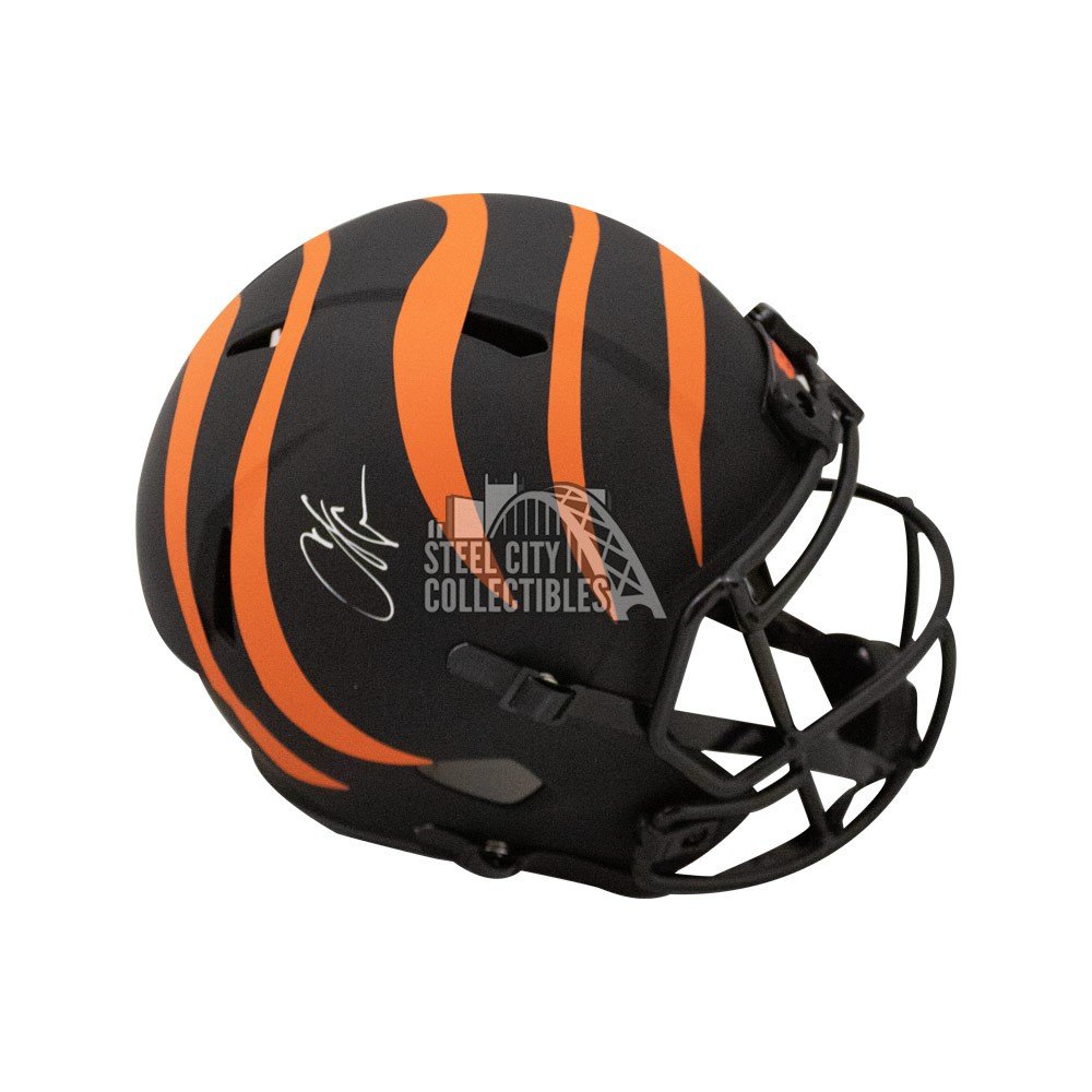bengals white replica helmet