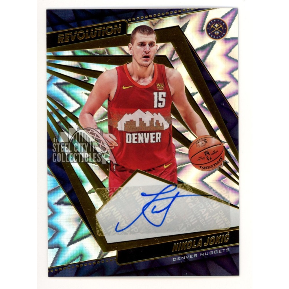 Nikola Jokic 2021-22 Panini Revolution Autograph Card #AG Nikola Jokic 2021-22 Panini Revolution Autograph Card #AG