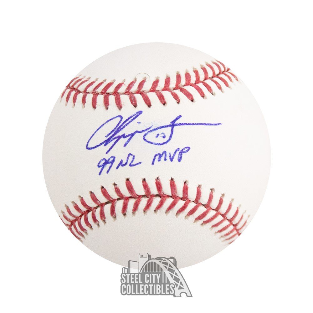 chipper jones autographed baseball