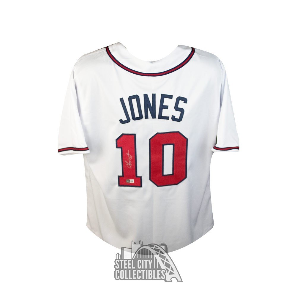 Chipper Jones MLB Authenticated and Autographed Jersey