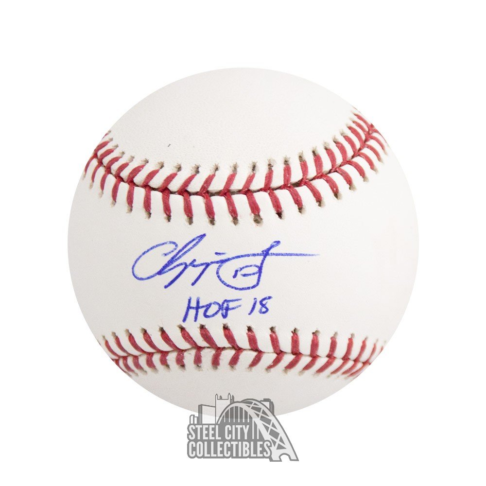 chipper jones autographed baseball