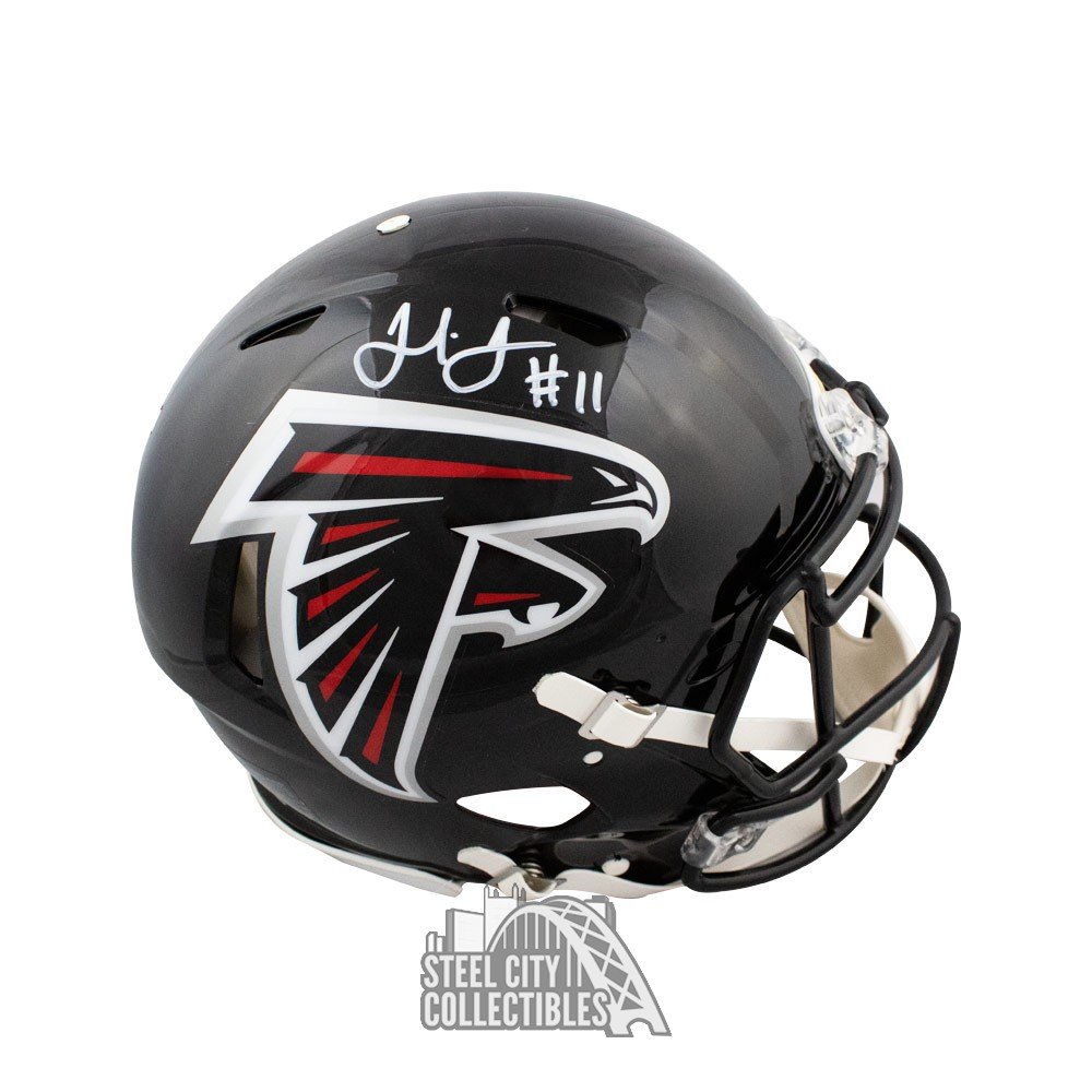 julio jones autographed helmet