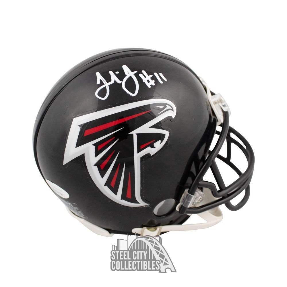 julio jones autographed helmet