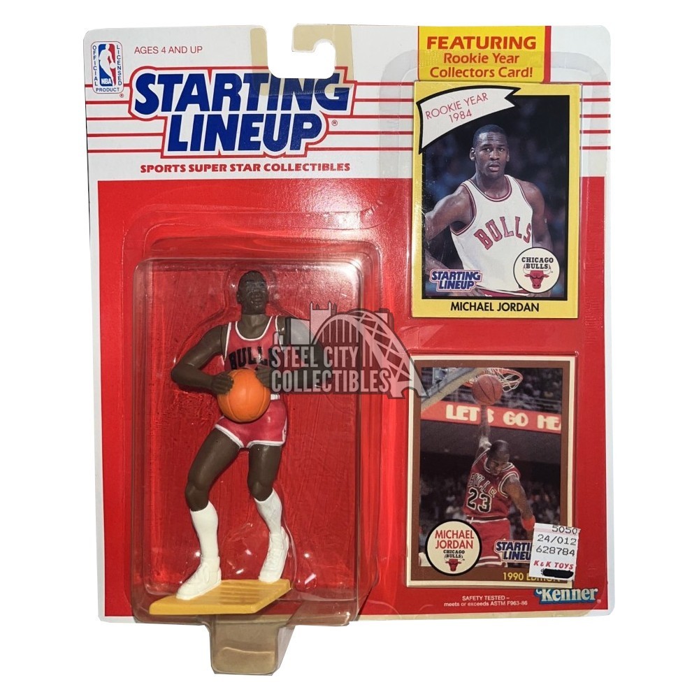 マイケルジョーダン フィギア ケナー社製 STARTING LINEUP 1990 Micheal Jordan action figure Starting Line Up Rookie