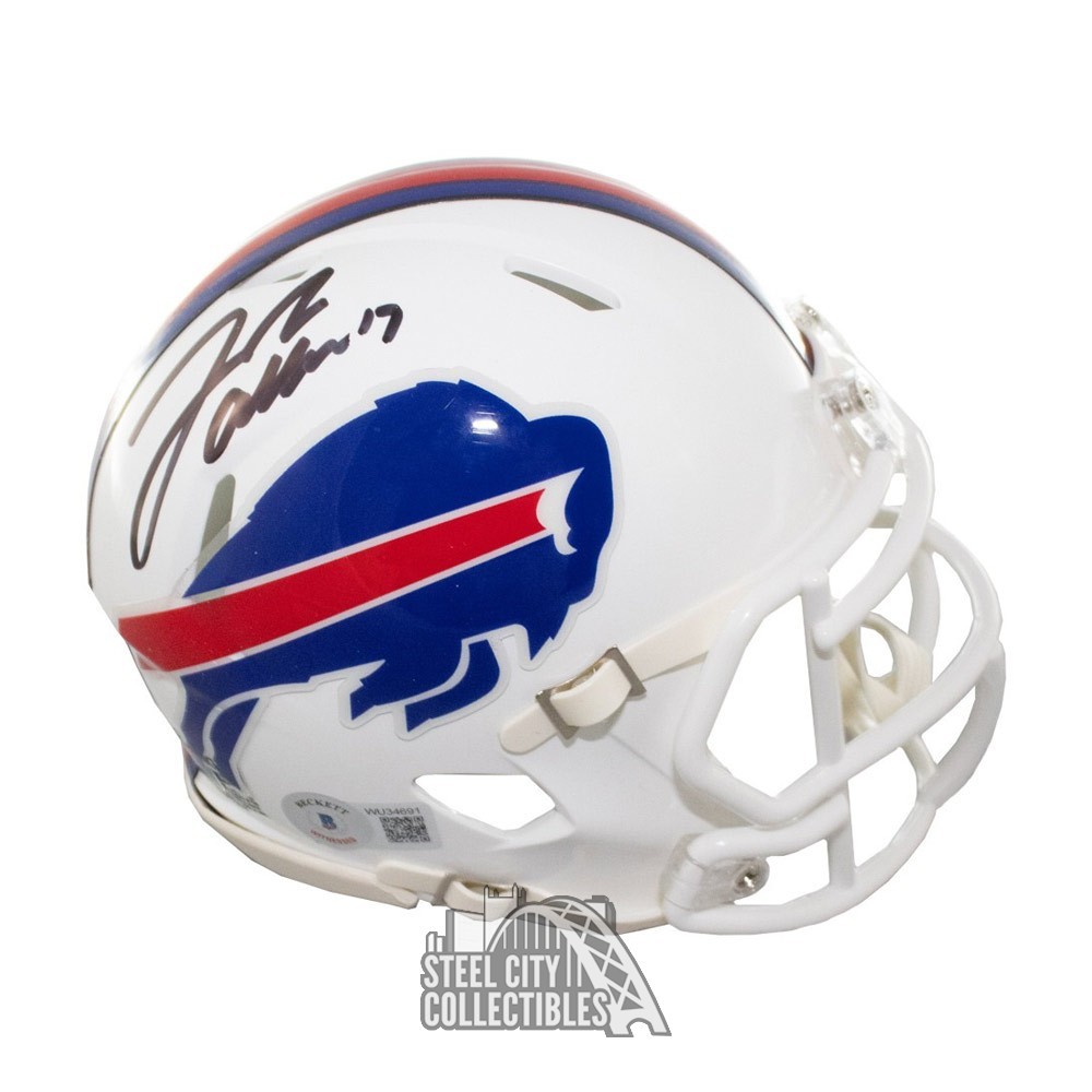Josh Allen Autographed Buffalo Bills Mini Speed Football Helmet - BAS