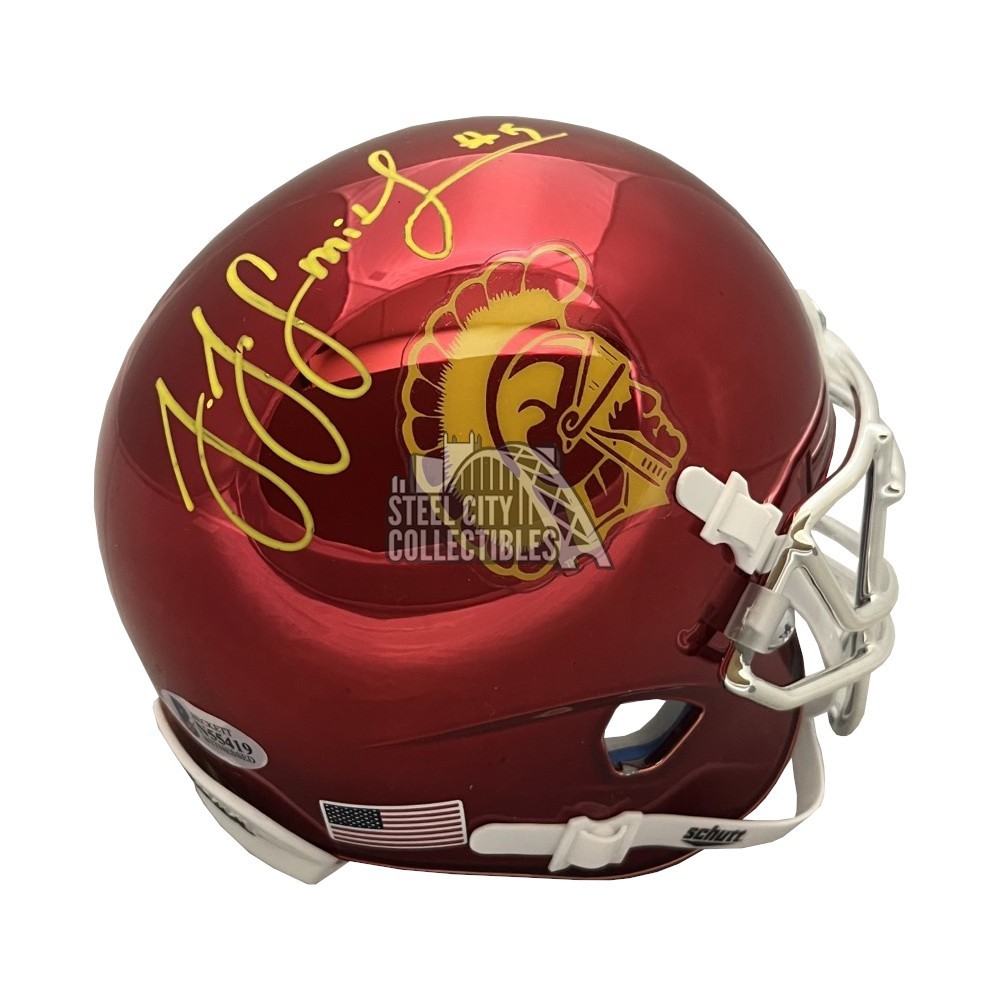 juju smith schuster signed mini helmet