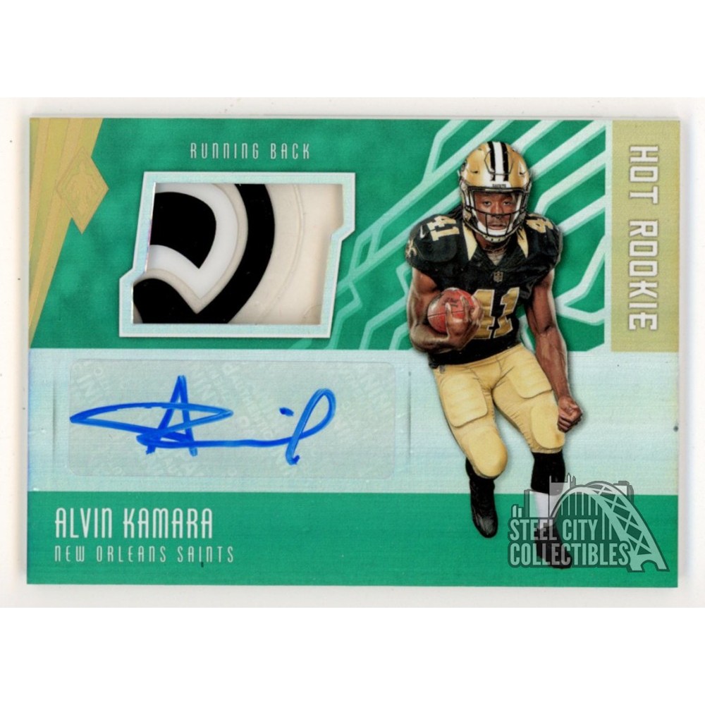 Alvin Kamara 2017 Panini Phoenix Autograph Rookie Patch Card