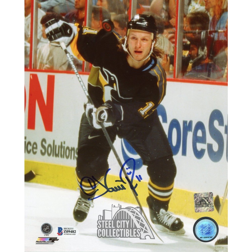 Darius Kasparaitis Autographed Pittsburgh Penguins 8x10 Photo (White) - SCC  COA