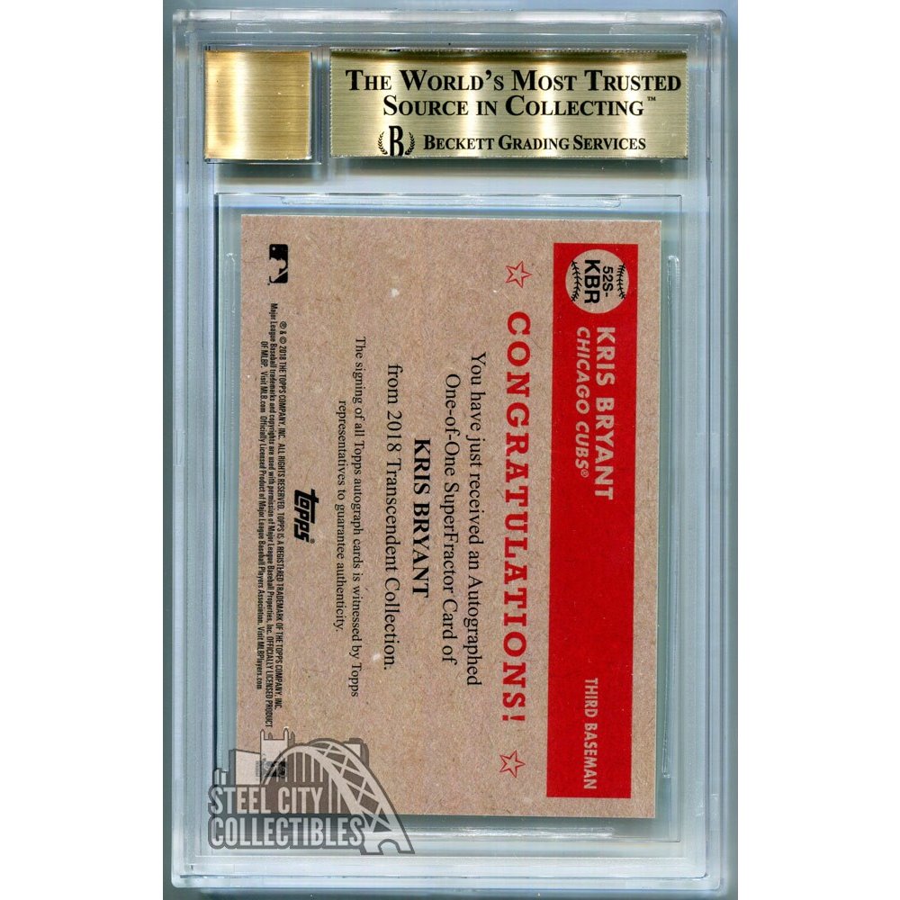 1of1 toppsarchivessignature2022クリスブライアント 2022 Topps MLB Rookie of the Year 75th Anniversary #47 Kris Bryant