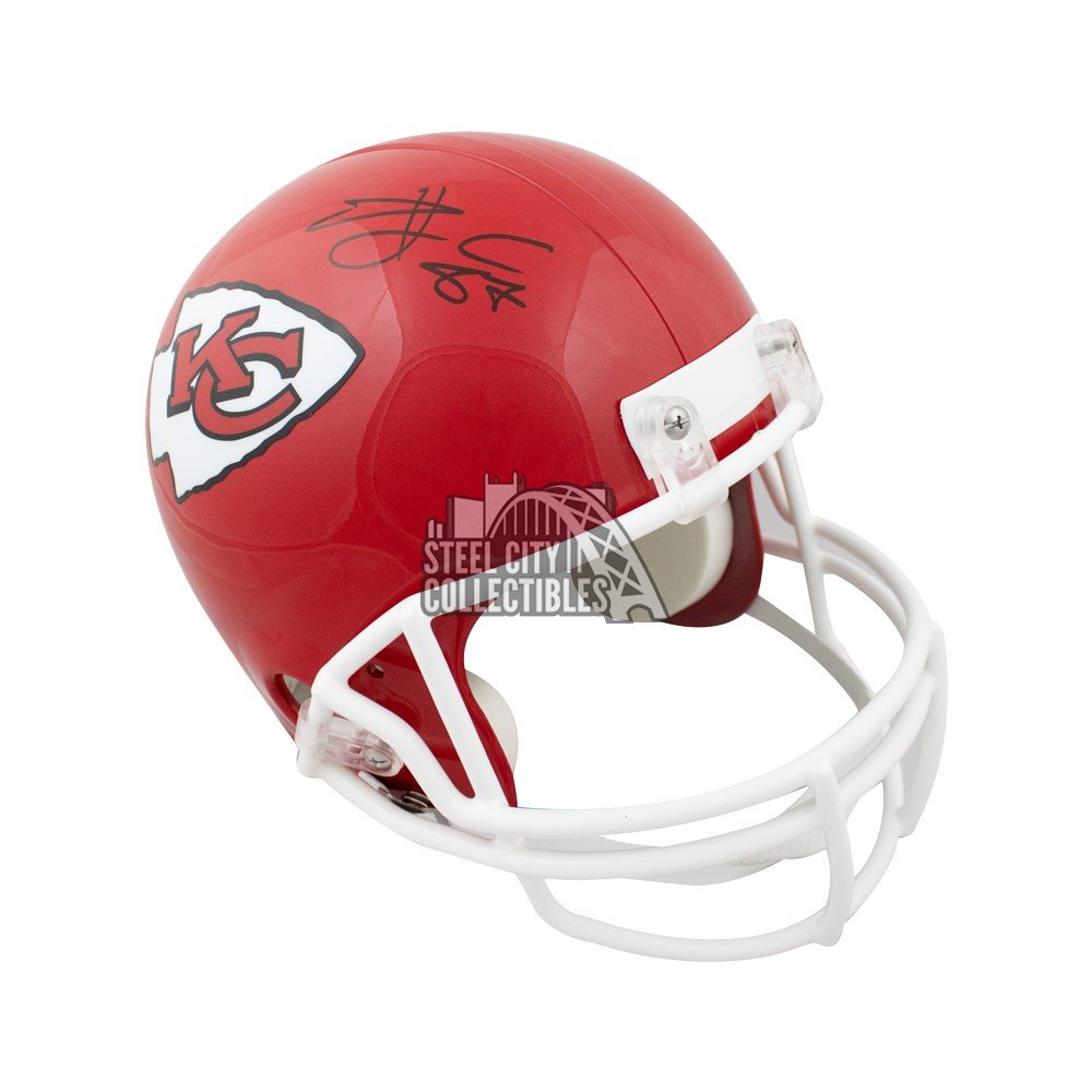 travis kelce autographed football