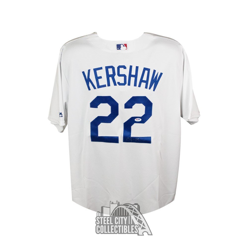 kershaw autographed jersey