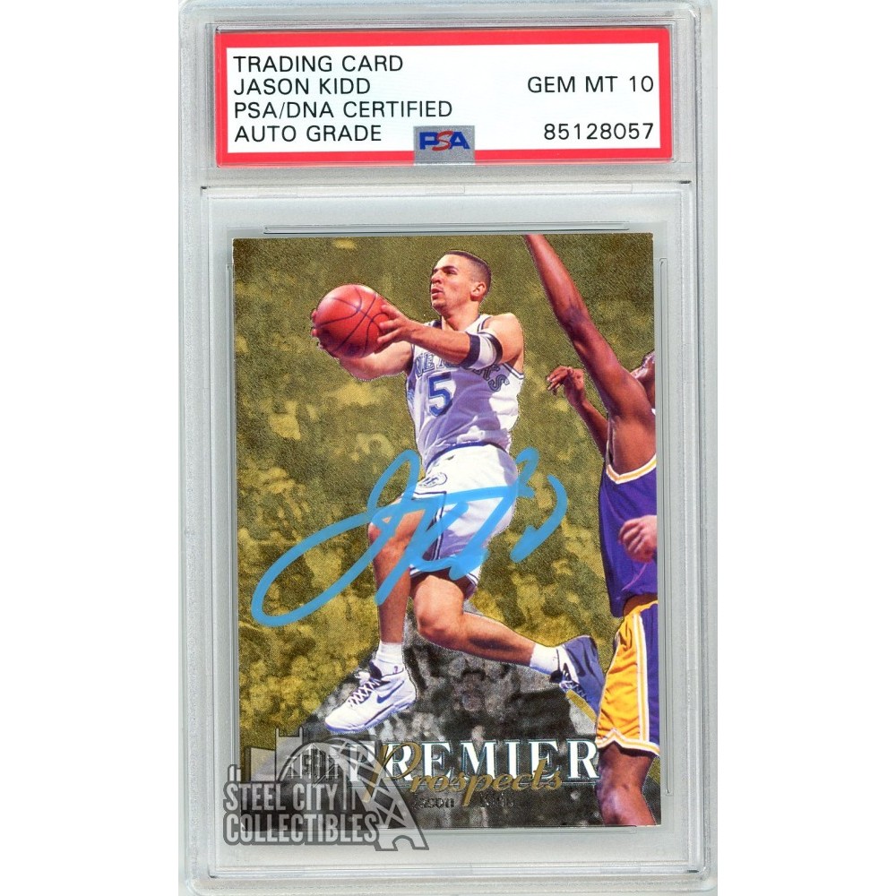 Jason Kidd 1994-95 Upper Deck SP Autograph Rookie Card #2 PSA/DNA 10 ...