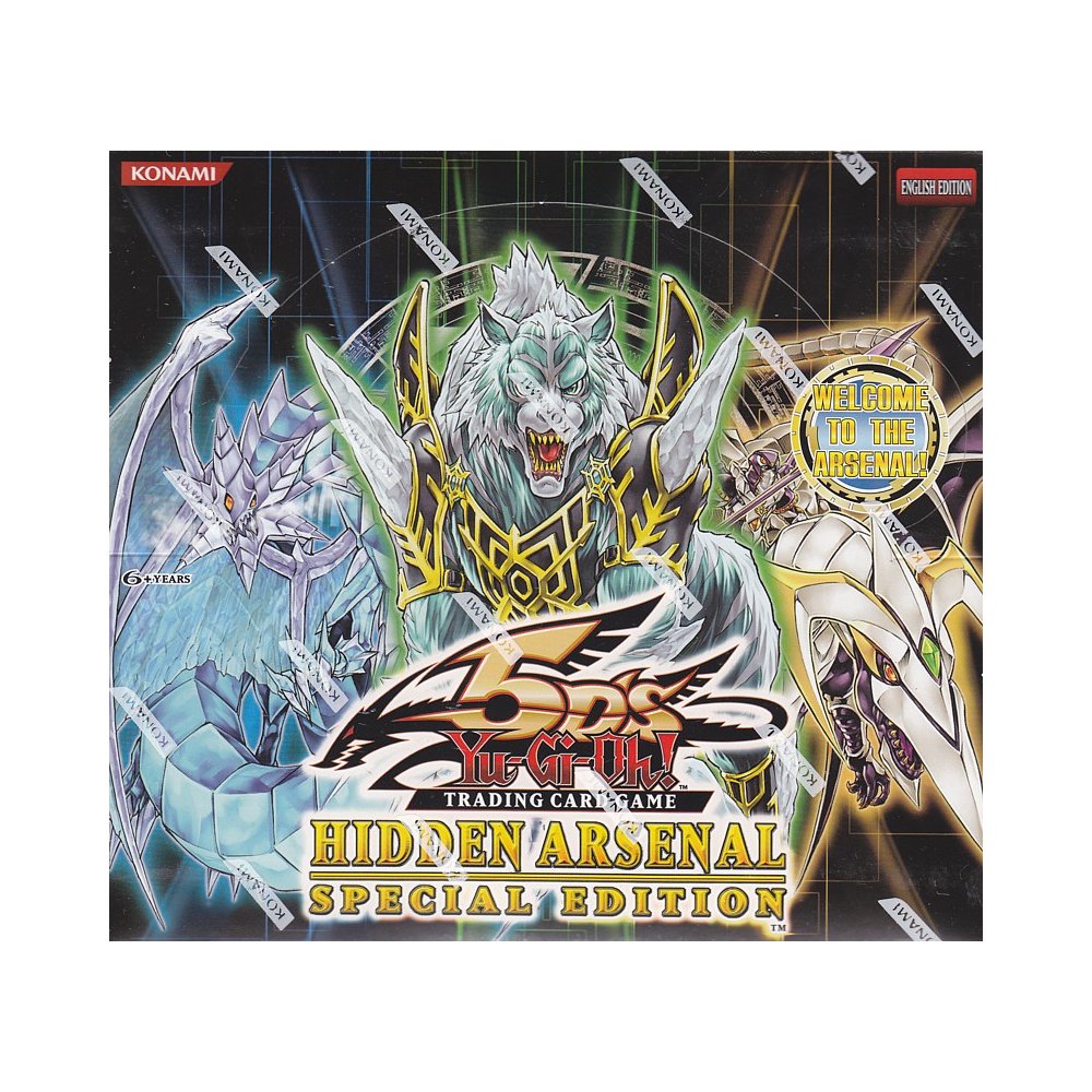 YuGiOh Hidden Arsenal Special Edition Sealed Box 3 Booster Packs 1 Variant Card