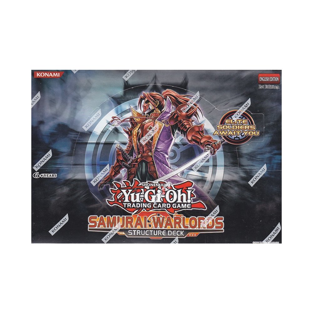 Samurai Warlords Structure Deck Factory Sealed Set of 3 Yu-Gi-Oh 