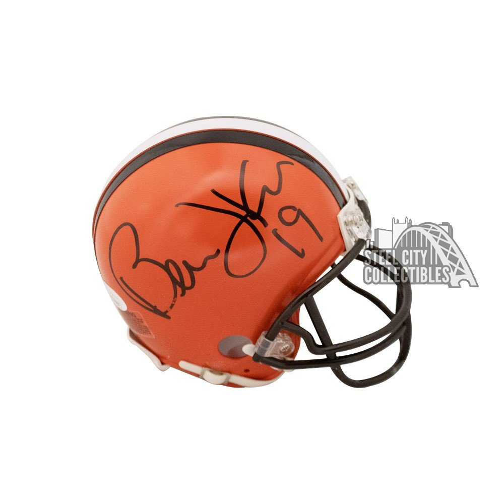 bernie kosar autographed helmet