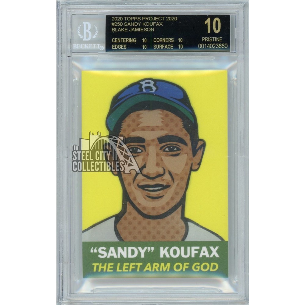 Sandy Koufax Topps Project 2020 #250 1955 Topps by Blake Jamieson