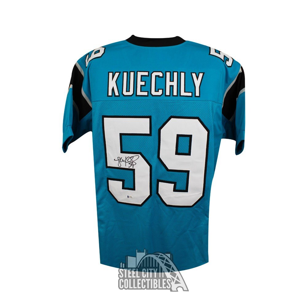 luke kuechly autographed jersey