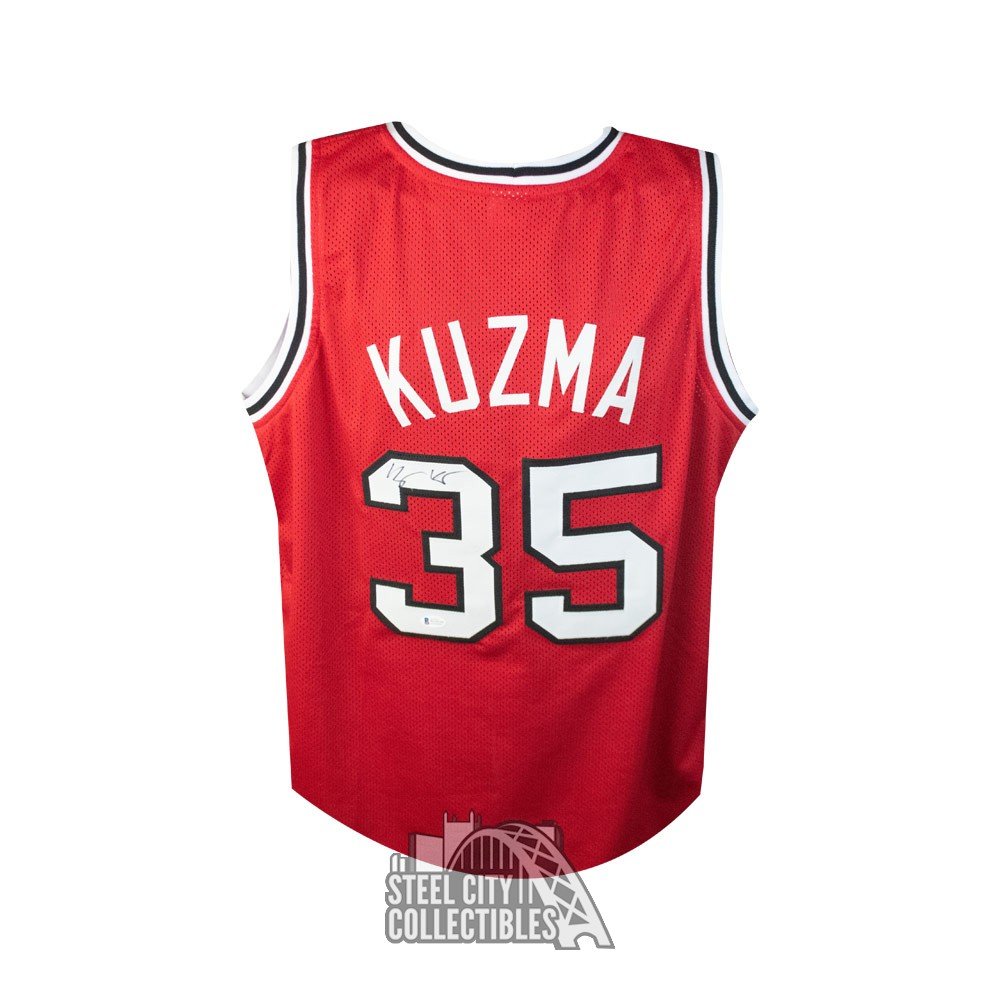 Kyle Kuzma Autographed Utah Utes Custom Basketball Jersey - BAS