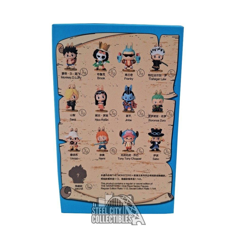 POPMART ワンピース LABUBU 1箱 Pop Mart Labubu The Monsters x One Piece Series Single Blind