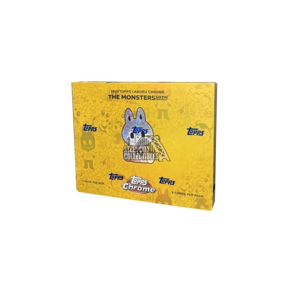 2025 Topps Chrome Labubu 10th アニバーサリー5箱 2025 Topps Chrome Labubu 10th Anniversary Box — Random Card Group
