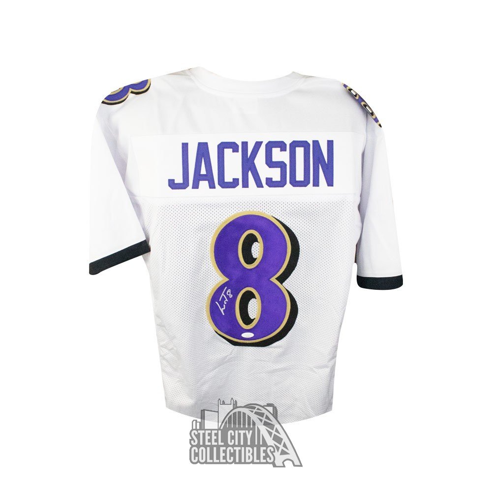 lamar jackson white jersey