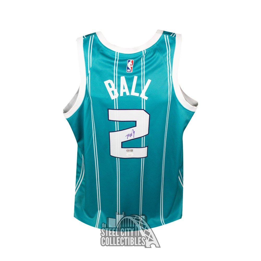 LaMelo Ball Autographed Charlotte White Custom Basketball Jersey - JSA COA