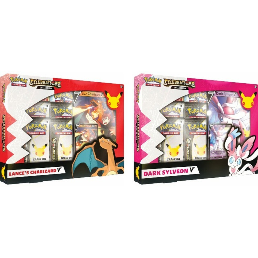Pokemon Celebrations Lance's Charizard V & Dark Sylveon V Collection 2