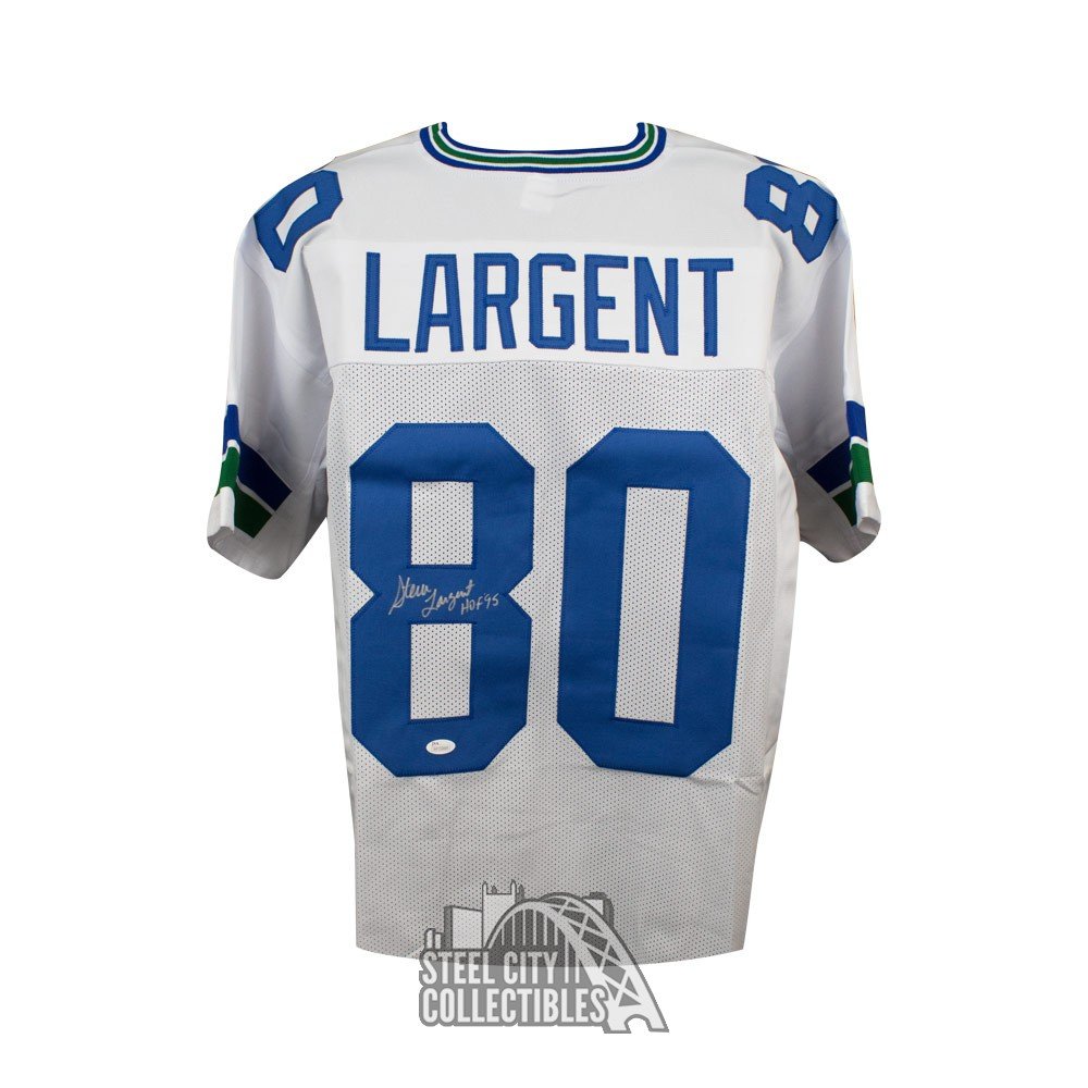 steve largent autographed jersey