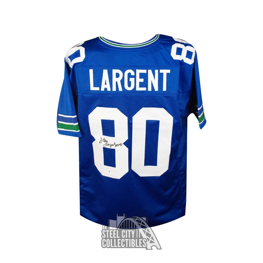 steve largent autographed jersey