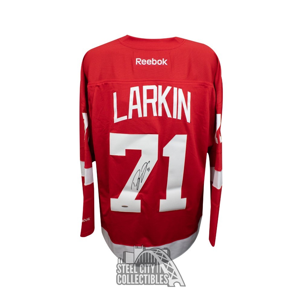 DYLAN LARKIN DETROIT RED WINGS SIGNED JERSEY