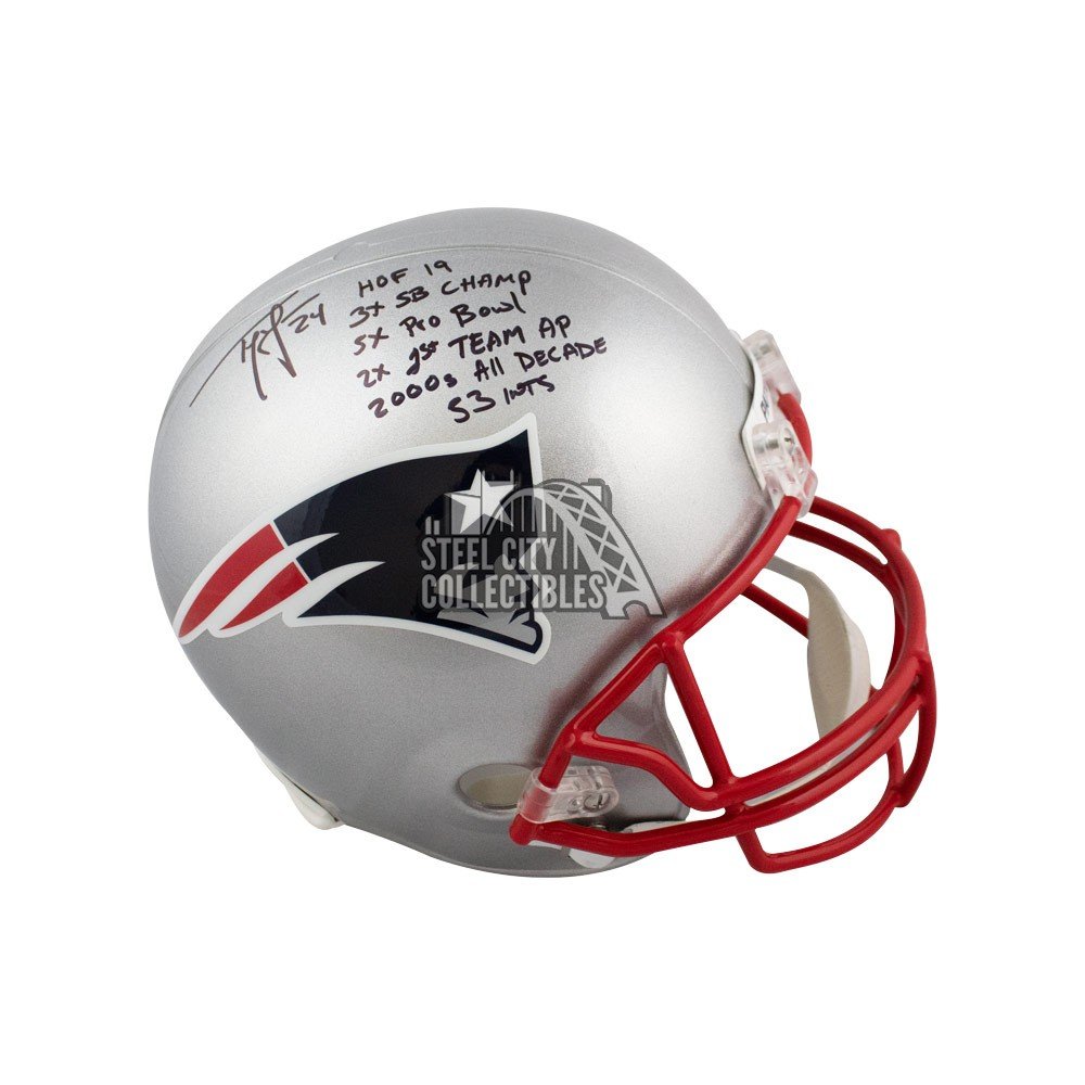 Sony Michel New England Patriots Signed New England Patriots Chrome Mini  Helmet (BAS COA)