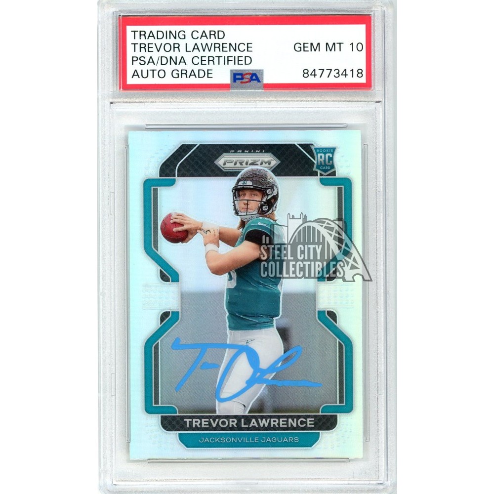 Trevor Lawrence 2021 Panini Prizm Silver Variation Autograph