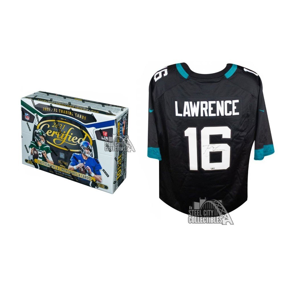 Trevor Lawrence Autographed Jaguars White Nike Football Jersey - Fanatics