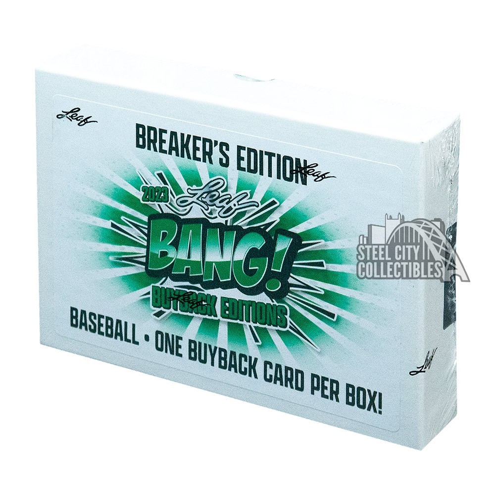 2023 Leaf Bang! Baseball Breaker's Edition Box Steel City Collectibles