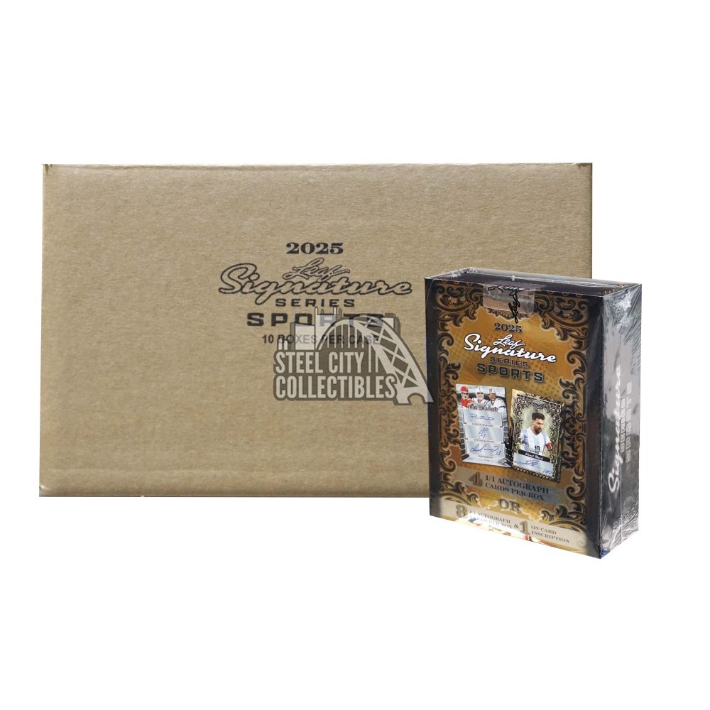 2025 Leaf Signature Series Multi-Sport Hobby 10-Box Case