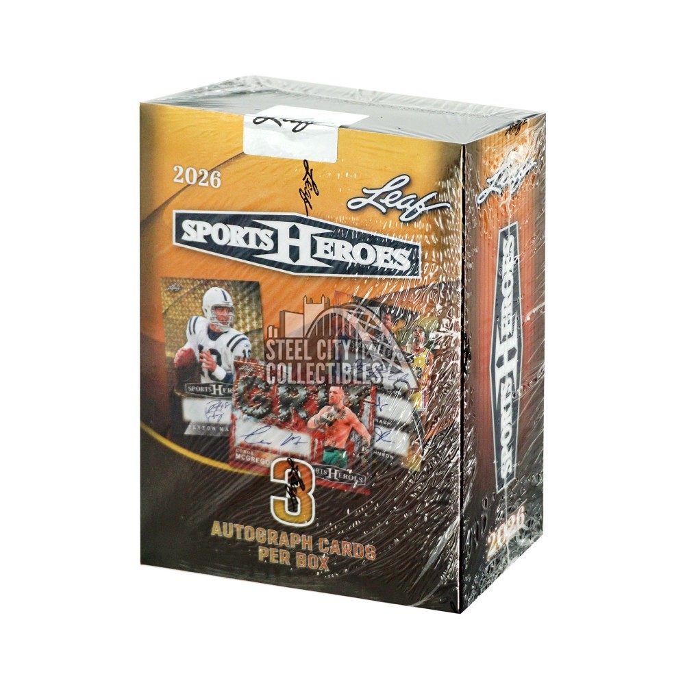 2026 Leaf Metal Sports Heroes Hobby Box | Steel City Collectibles