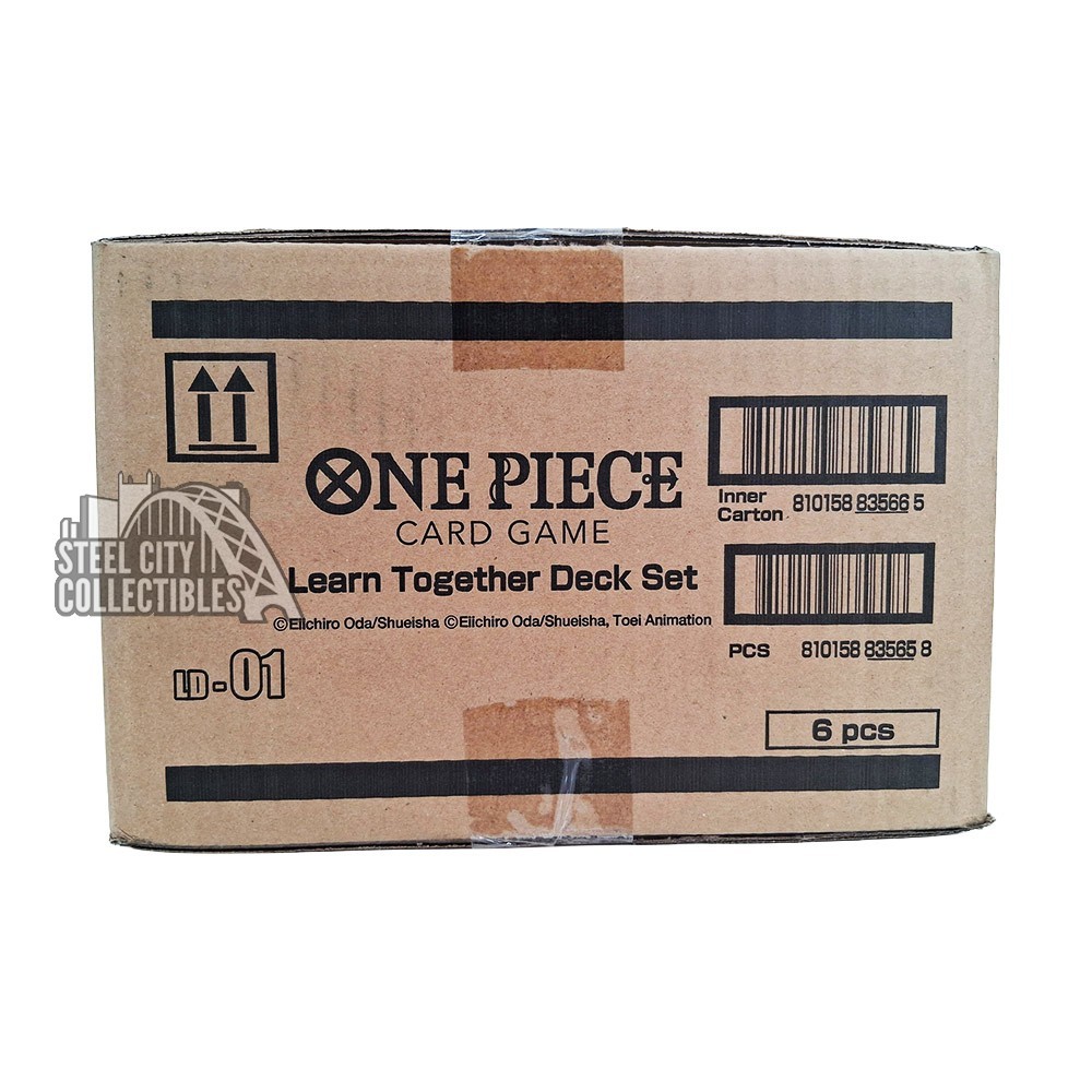 One Piece Learn Together Deck Set 6-Box Case | Steel City Collectibles