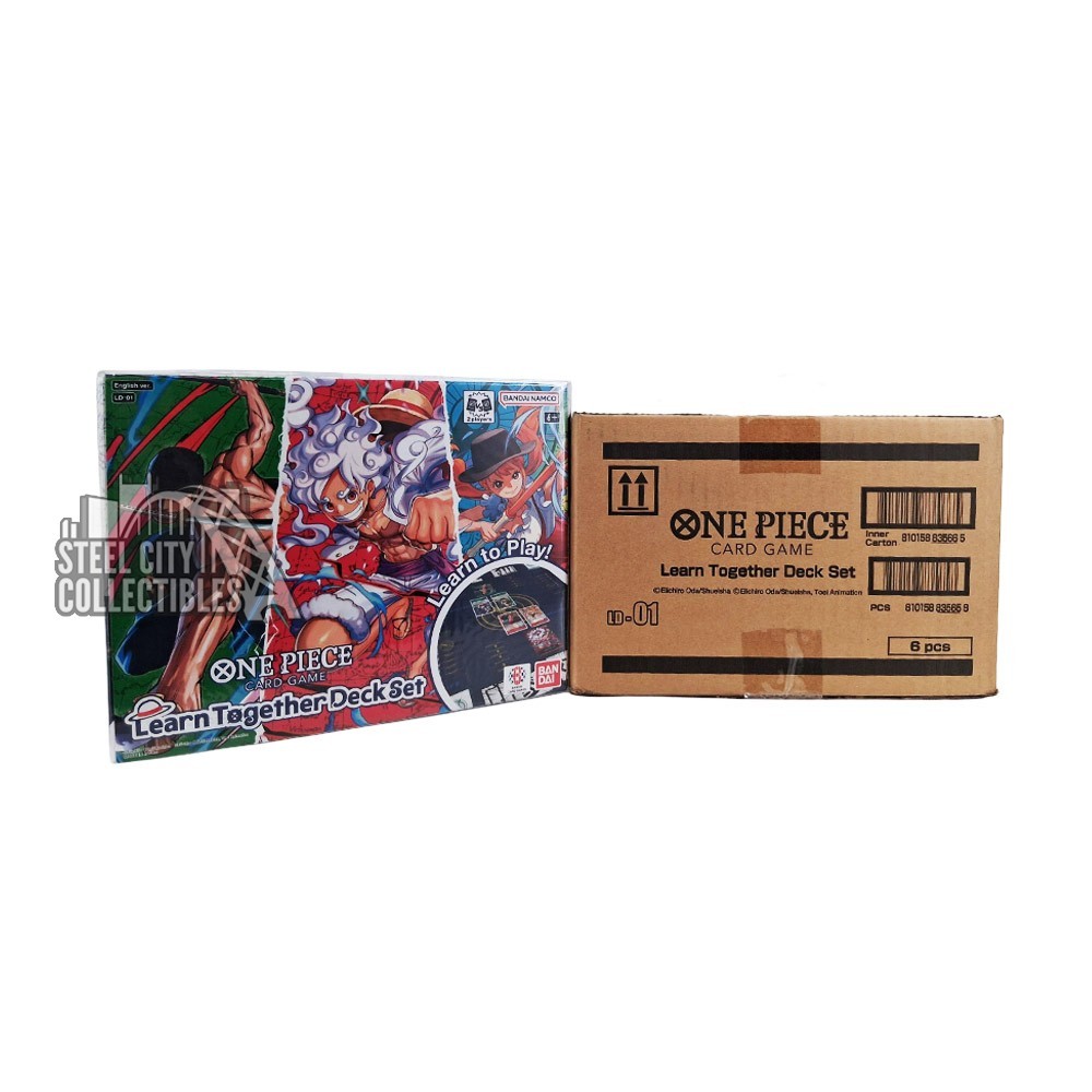 One Piece Learn Together Deck Set 6-Box Case | Steel City Collectibles