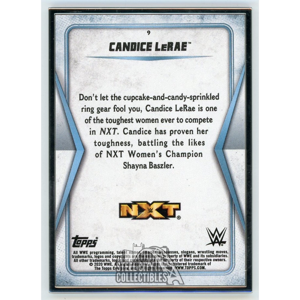 Candice LeRae 2020 Topps Transcendent WWE Collection Card /50