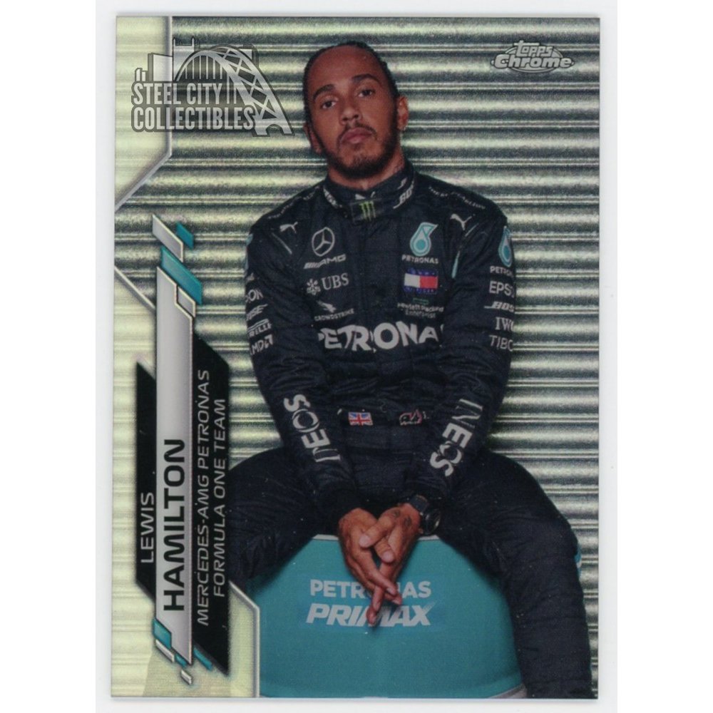 2020 Topps Chrome Formula 1 F1 #1 Lewis Hamilton Image Variation