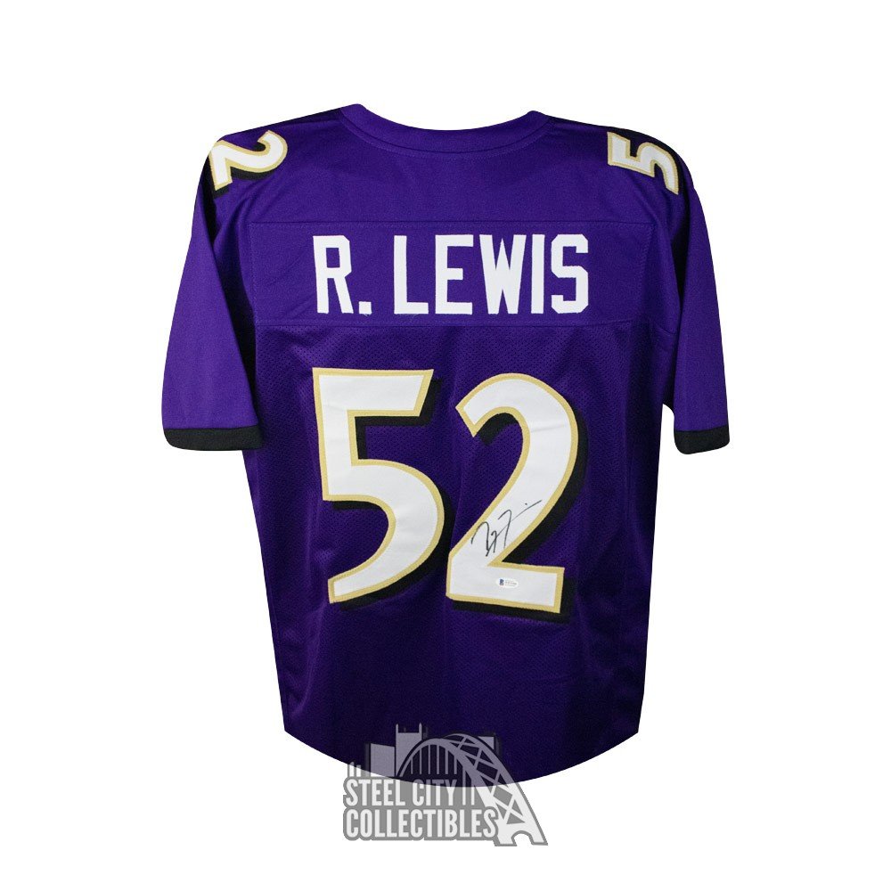 ray lewis signed jersey