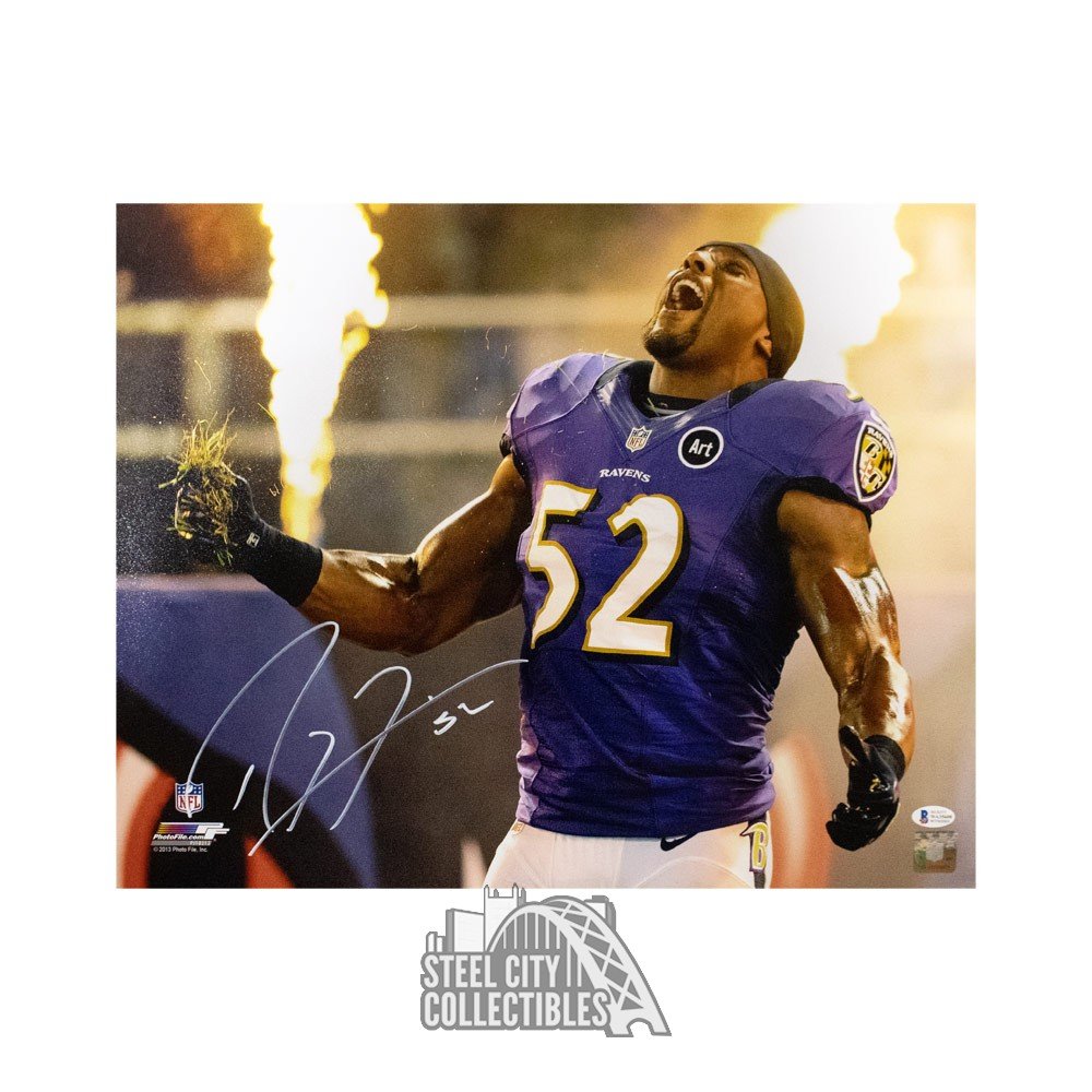 ray lewis autographed jersey