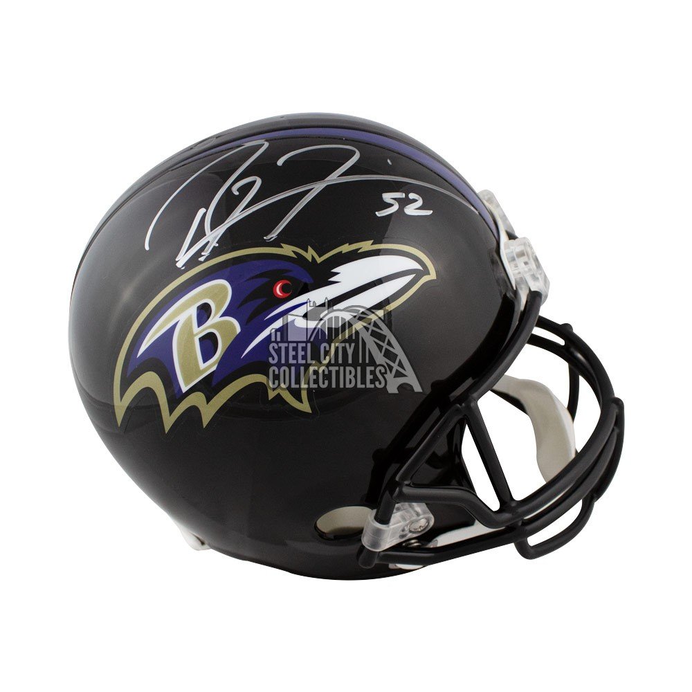 ray lewis signed football