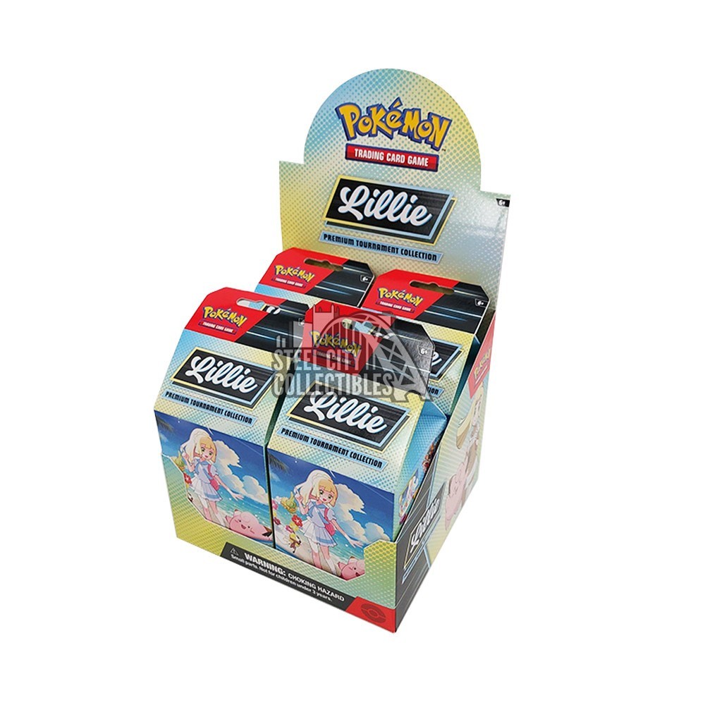 Pokemon Lillie Premium Tournament Collection 4-Box Display
