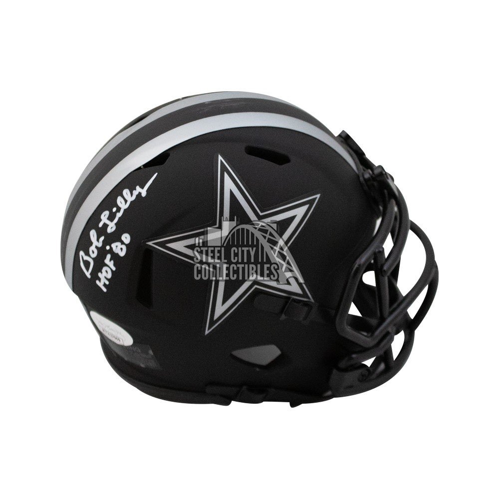 bob lilly autographed football