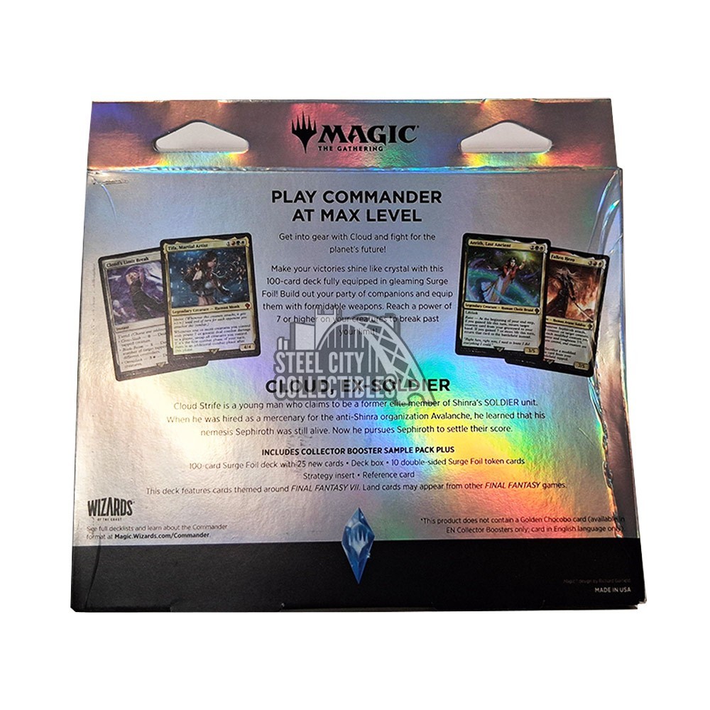 Magic the Gathering Final Fantasy Collector Commander Deck
